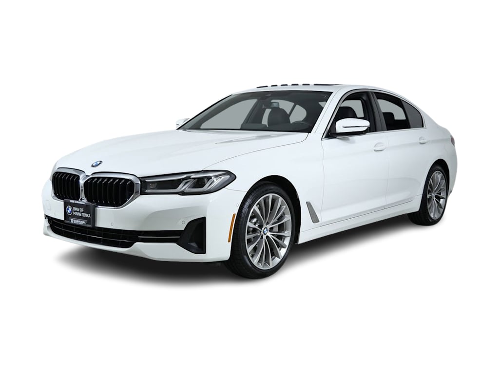 Used 2021 BMW 5 Series 530i with VIN WBA53BH04MWX25839 for sale in Minneapolis, Minnesota