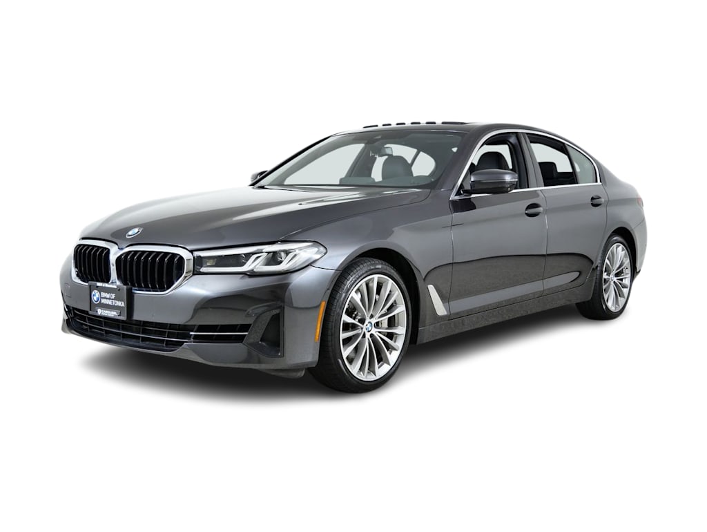 Used 2021 BMW 5 Series 540i with VIN WBA73BJ02MWX01168 for sale in Maplewood, Minnesota