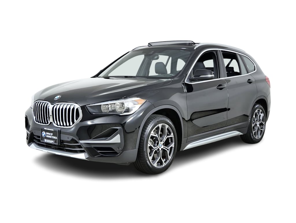 Certified 2021 BMW X1 28i with VIN WBXJG9C07M5S13572 for sale in Maplewood, Minnesota
