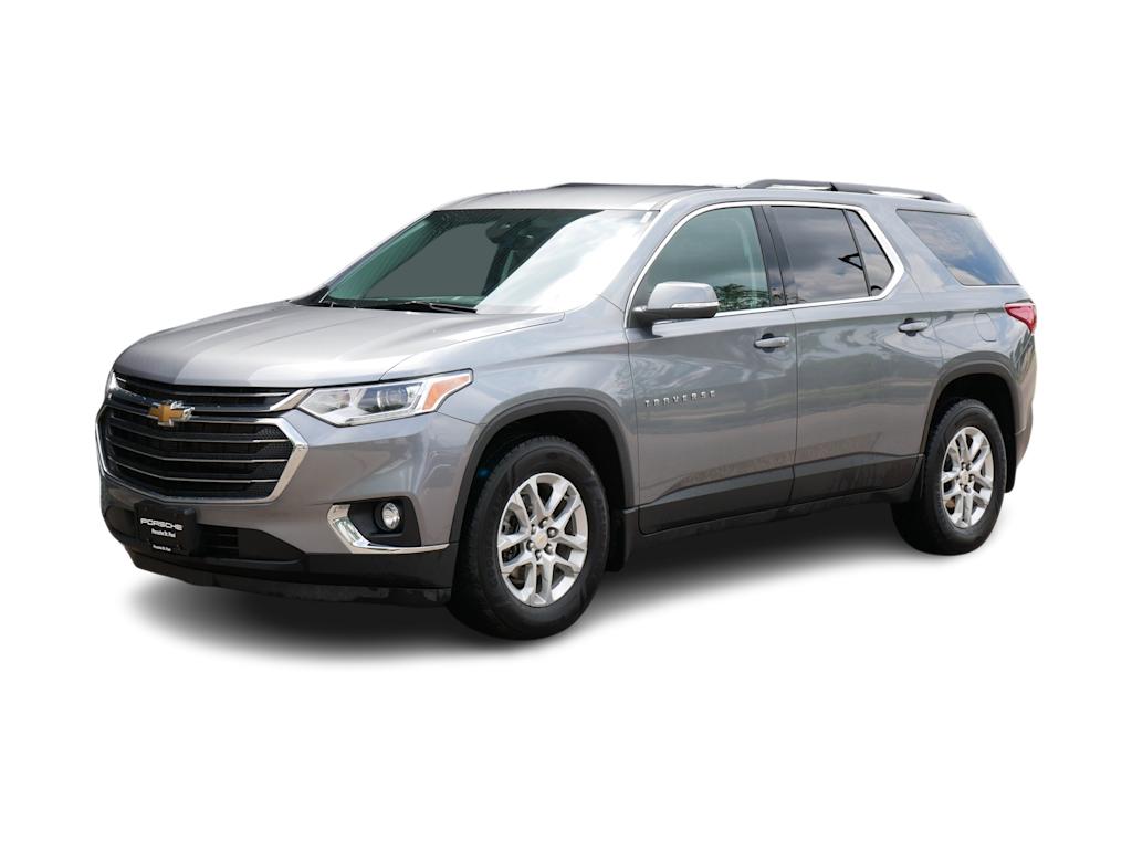 Used 2021 Chevrolet Traverse 1LT with VIN 1GNEVGKWXMJ124530 for sale in Maplewood, Minnesota
