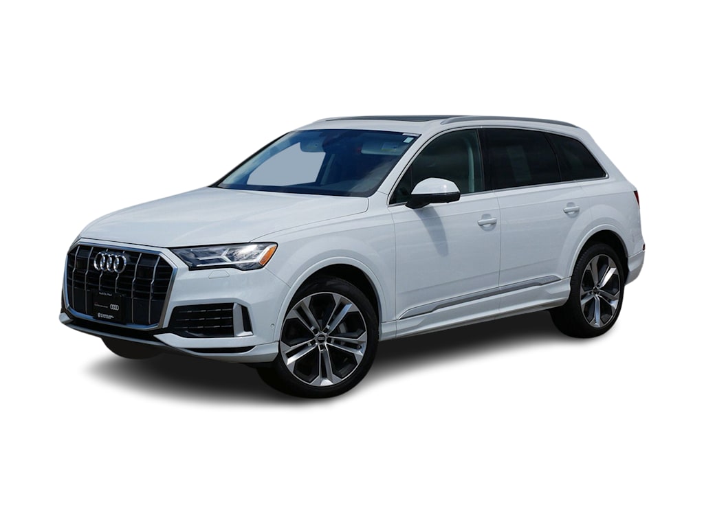 Certified 2023 Audi Q7 Premium Plus with VIN WA1LXBF74PD009192 for sale in Coon Rapids, Minnesota