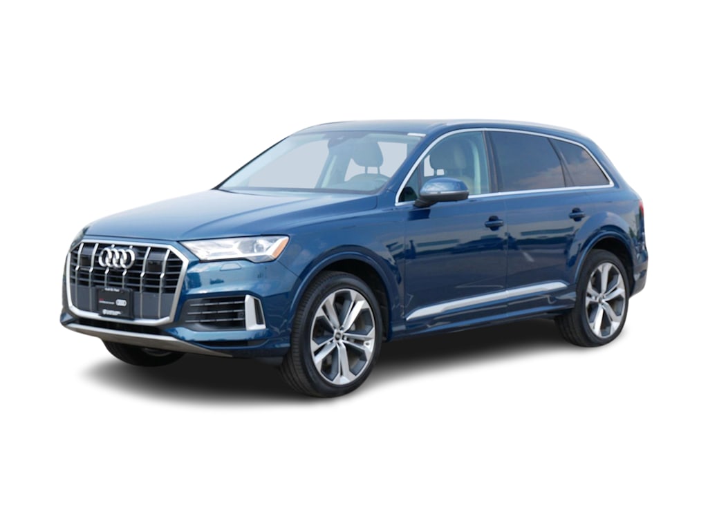 Certified 2022 Audi Q7 Premium Plus with VIN WA1LXBF78ND015381 for sale in Maplewood, Minnesota