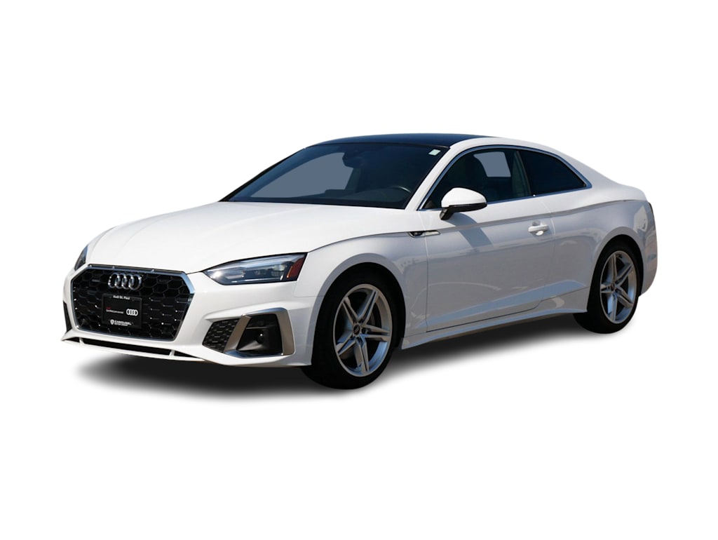 Certified 2022 Audi A5 Coupe Premium with VIN WAUSAAF53NA031241 for sale in Wayzata, Minnesota