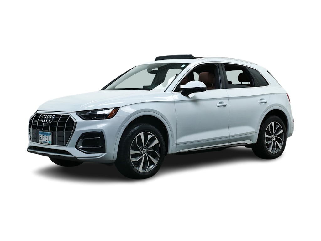 Used 2021 Audi Q5 Premium Plus with VIN WA1BAAFY3M2010115 for sale in Wayzata, Minnesota