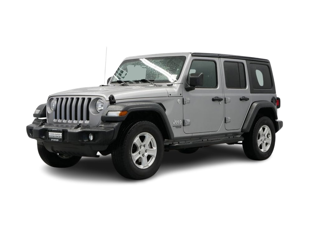 Certified 2018 Jeep All-New Wrangler Unlimited Sport S with VIN 1C4HJXDG2JW161447 for sale in Maplewood, Minnesota