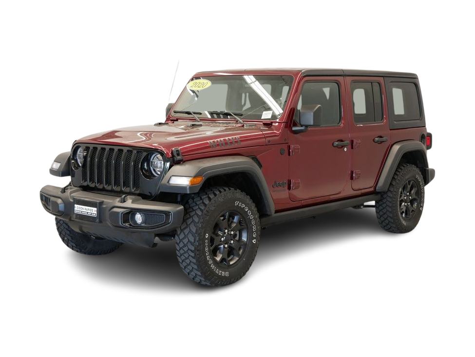 Certified 2021 Jeep Wrangler Unlimited Willys with VIN 1C4HJXDN9MW680644 for sale in Wayzata, Minnesota
