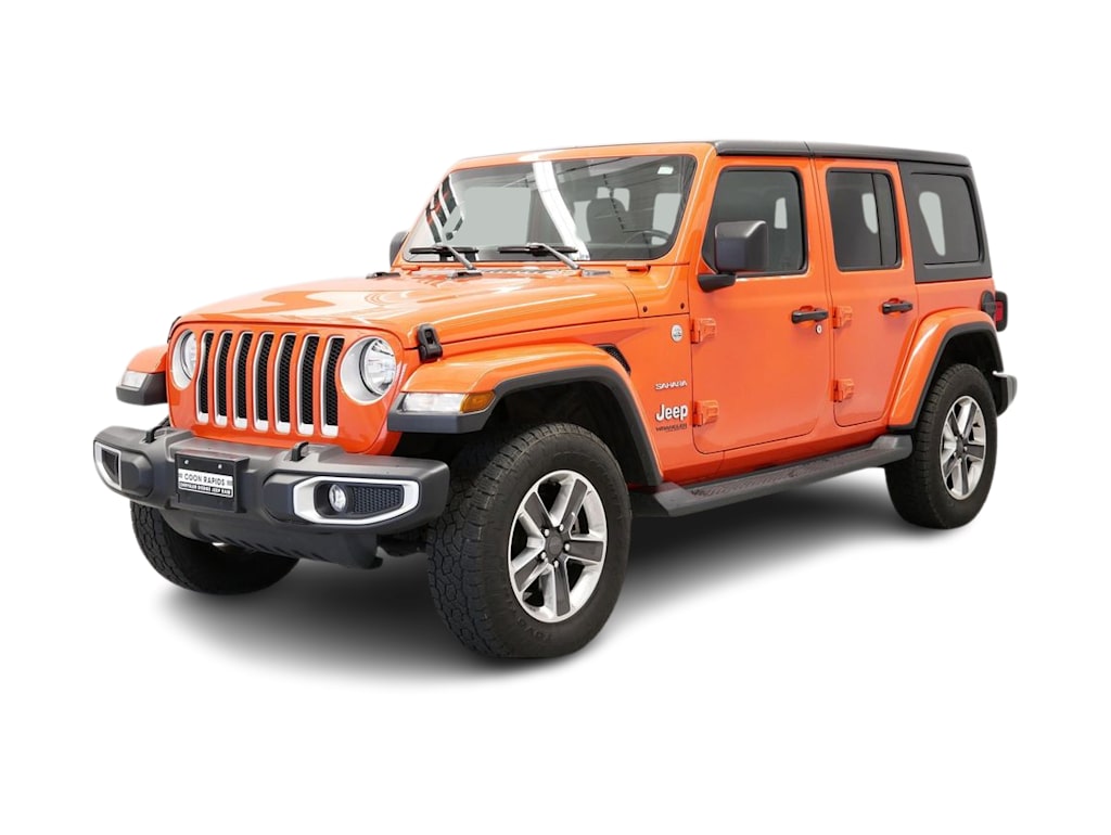 Certified 2019 Jeep Wrangler Unlimited Sahara with VIN 1C4HJXEG6KW643306 for sale in Maplewood, Minnesota