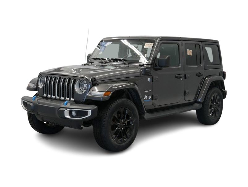 Certified 2022 Jeep Wrangler Unlimited Sahara 4XE with VIN 1C4JJXP61NW170943 for sale in Wayzata, Minnesota