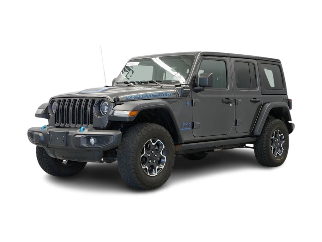 Certified 2023 Jeep Wrangler 4xe Rubicon 4XE with VIN 1C4JJXR68PW696390 for sale in Maplewood, Minnesota