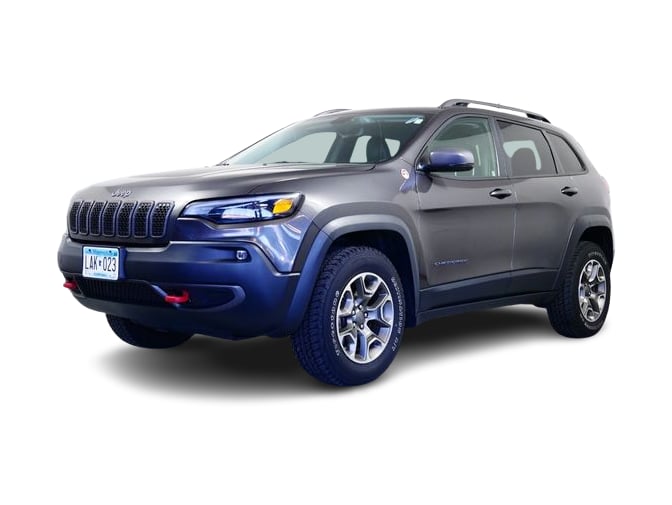 Certified 2020 Jeep Cherokee Trailhawk with VIN 1C4PJMBN1LD613284 for sale in Wayzata, Minnesota