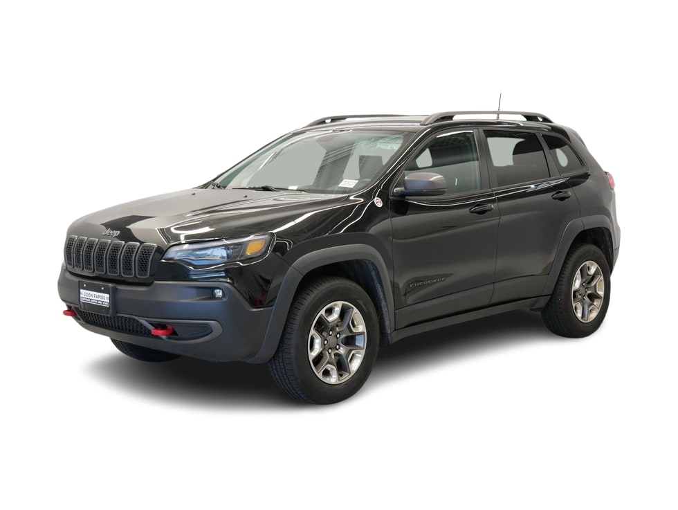 Certified 2019 Jeep Cherokee Trailhawk with VIN 1C4PJMBX9KD418937 for sale in Wayzata, Minnesota