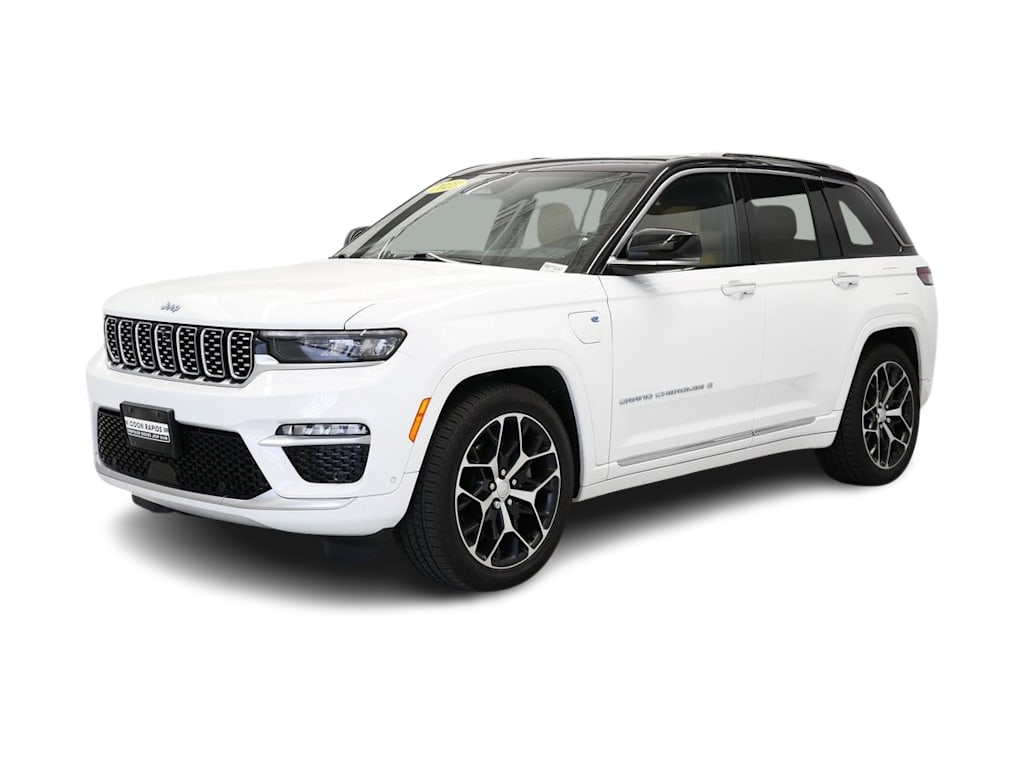 Certified 2023 Jeep Grand Cherokee Summit Reserve 4xe with VIN 1C4RJYE65P8774143 for sale in Maplewood, Minnesota