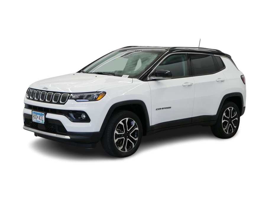 Certified 2022 Jeep Compass Limited with VIN 3C4NJDCB7NT161558 for sale in Wayzata, Minnesota