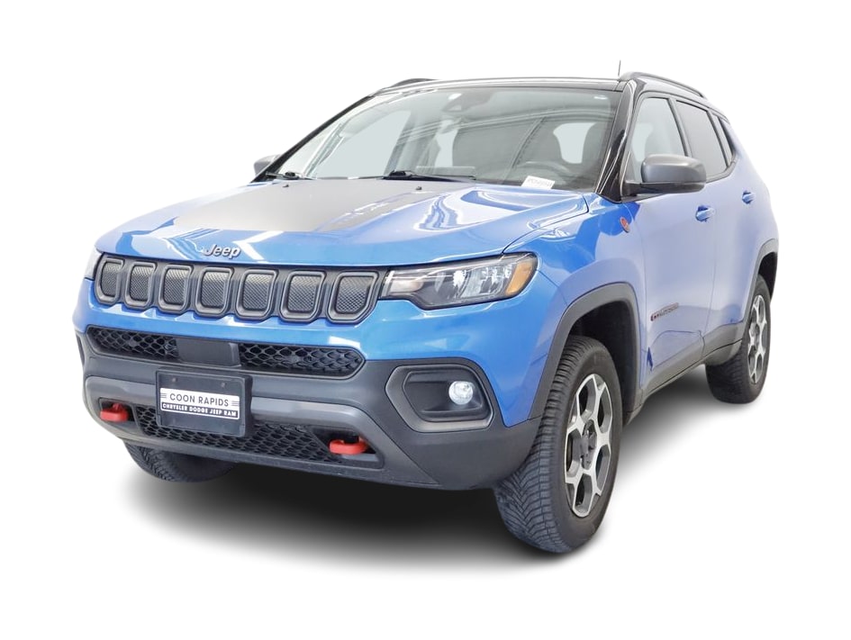 Certified 2022 Jeep Compass Trailhawk with VIN 3C4NJDDB7NT105750 for sale in Coon Rapids, Minnesota