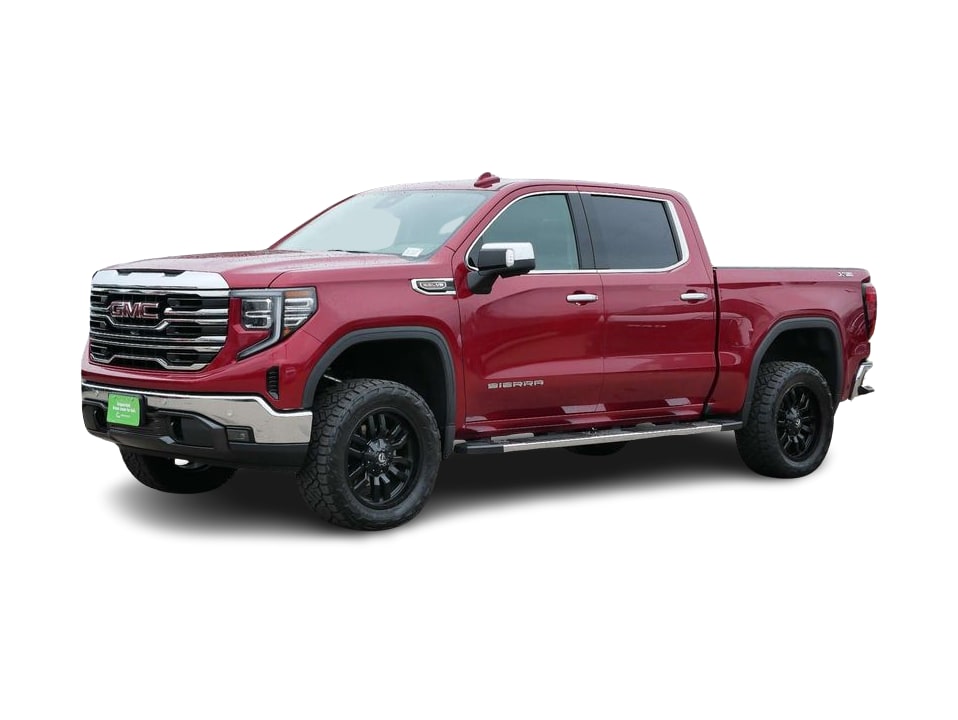 Certified 2022 GMC Sierra 1500 SLT with VIN 3GTUUDEL0NG529399 for sale in Maplewood, Minnesota