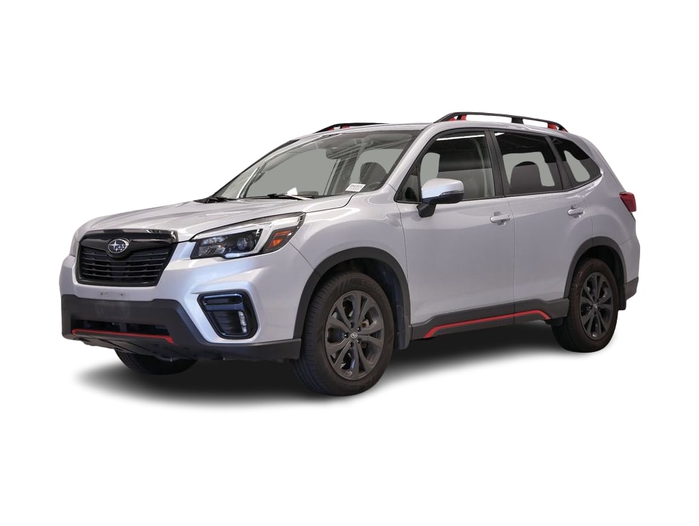 Used 2021 Subaru Forester Sport with VIN JF2SKARC7MH405979 for sale in Maplewood, Minnesota