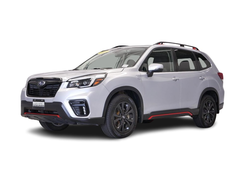 Used 2021 Subaru Forester Sport with VIN JF2SKARC7MH405979 for sale in Maplewood, Minnesota