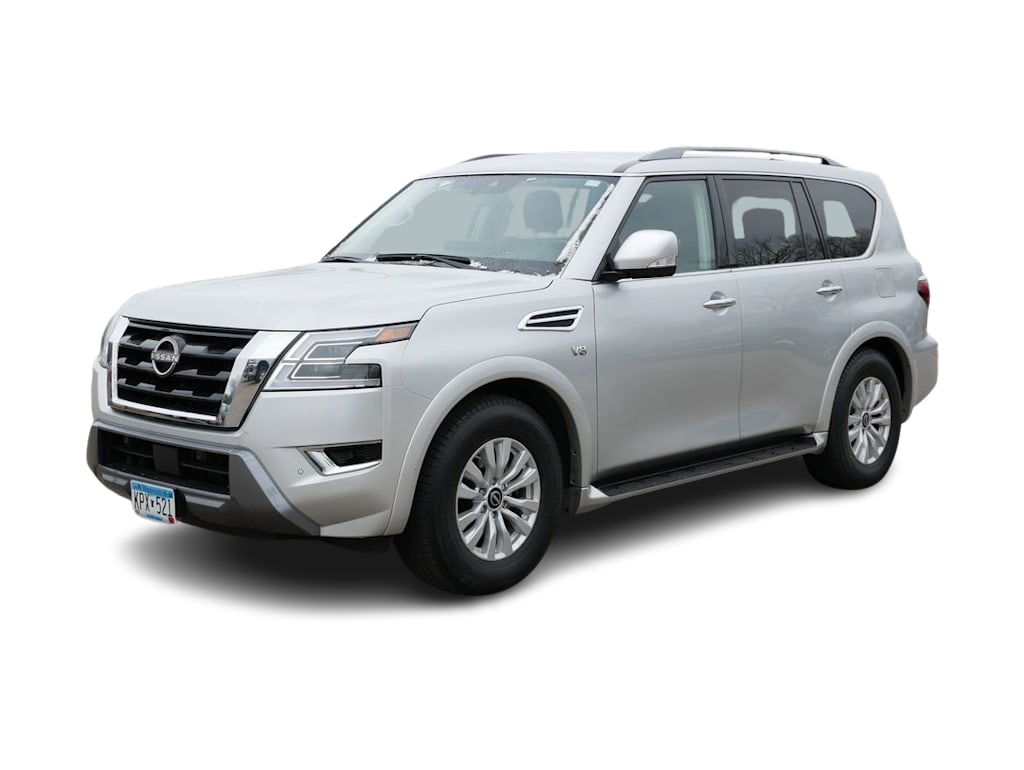 Certified 2021 Nissan Armada SV with VIN JN8AY2AD2M9662520 for sale in Maplewood, Minnesota