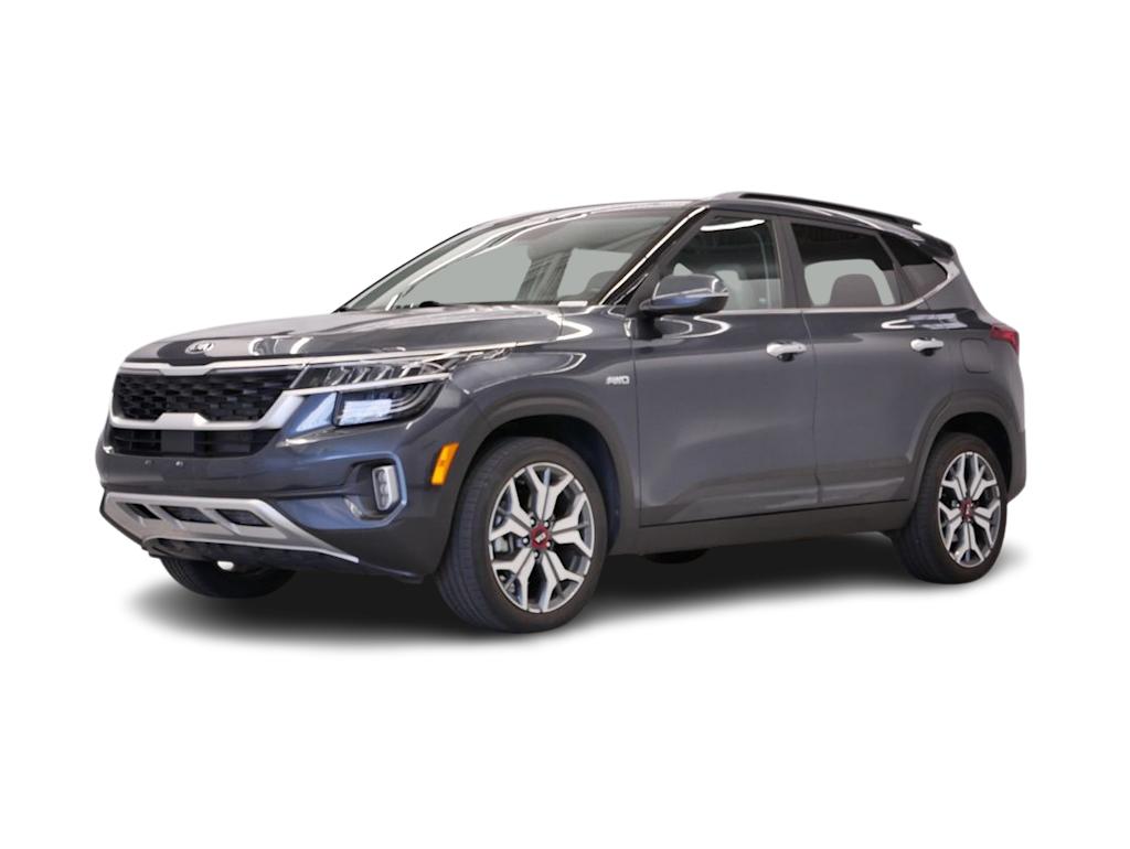 Used 2021 Kia Seltos SX with VIN KNDETCA20M7172508 for sale in Maplewood, Minnesota