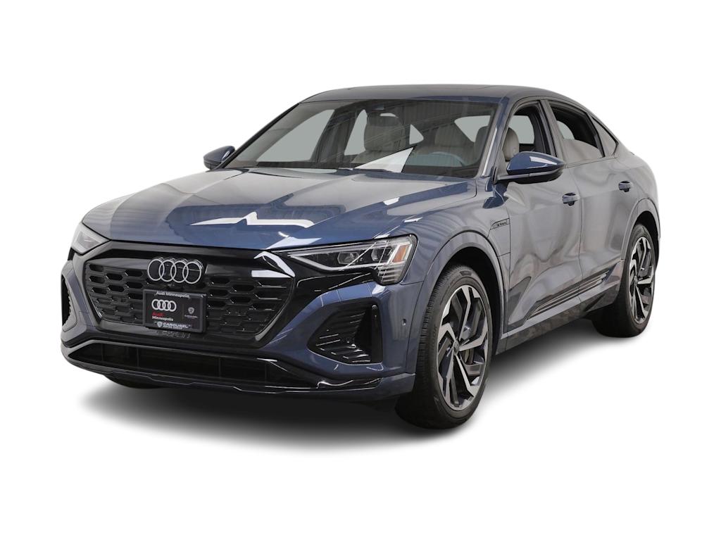 Certified 2024 Audi Q8 Sportback e-tron Premium Plus with VIN WA1CAAGE5RB065259 for sale in Coon Rapids, Minnesota