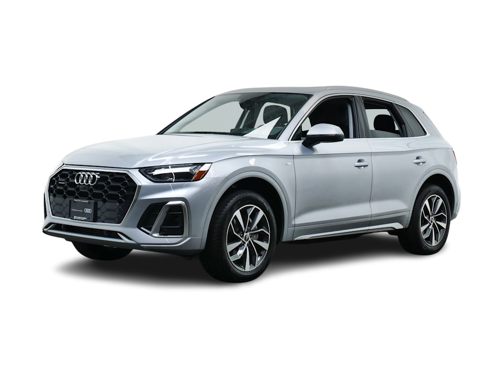 Certified 2025 Audi Q5 Premium Plus with VIN WA1EAAFY2S2025635 for sale in Maplewood, Minnesota