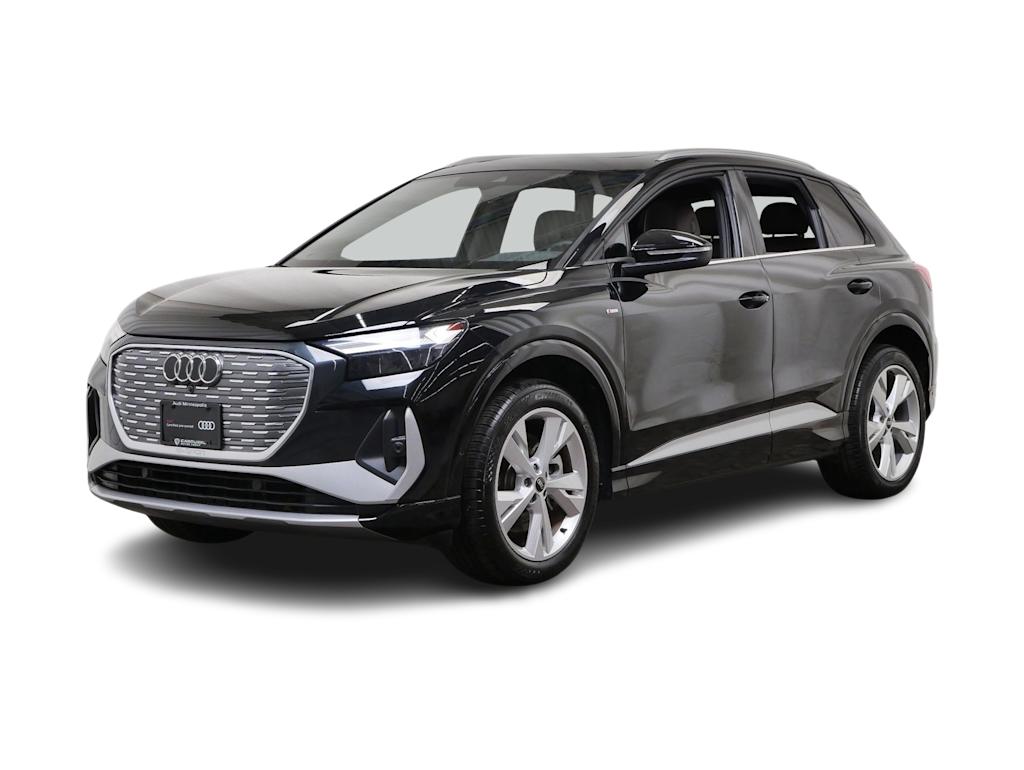 Certified 2023 Audi Q4 e-tron Premium Plus with VIN WA1L2BFZ3PP033126 for sale in Madison, WI