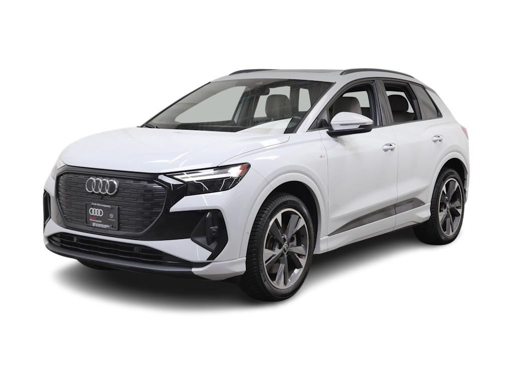 Certified 2023 Audi Q4 e-tron Premium Plus with VIN WA1L2BFZ3PP058396 for sale in Coon Rapids, Minnesota
