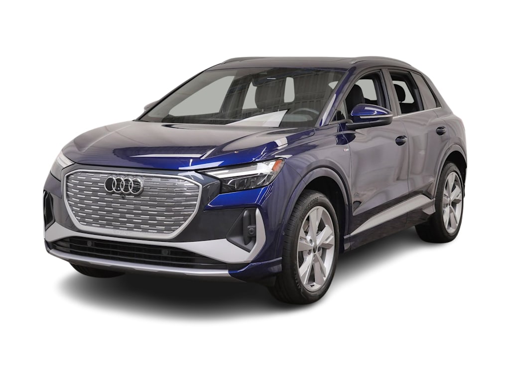 Certified 2023 Audi Q4 e-tron Premium Plus with VIN WA1L2BFZ9PP059374 for sale in Waukesha, WI