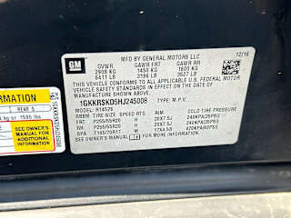 Used 2017 GMC Acadia Limited Base with VIN 1GKKRSKD5HJ245008 for sale in Casper, WY