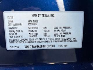 Used 2023 Tesla Model Y Long Range with VIN 7SAYGAEE8PF632901 for sale in Spokane, WA