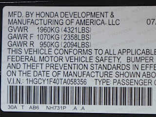 2026 Honda Accord SE - Photo 6