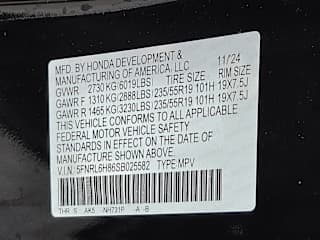 2025 Honda Odyssey Touring - Photo 24