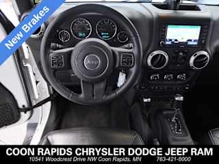 Certified 2017 Jeep Wrangler Unlimited Sahara with VIN 1C4BJWEG7HL547999 for sale in Coon Rapids, Minnesota