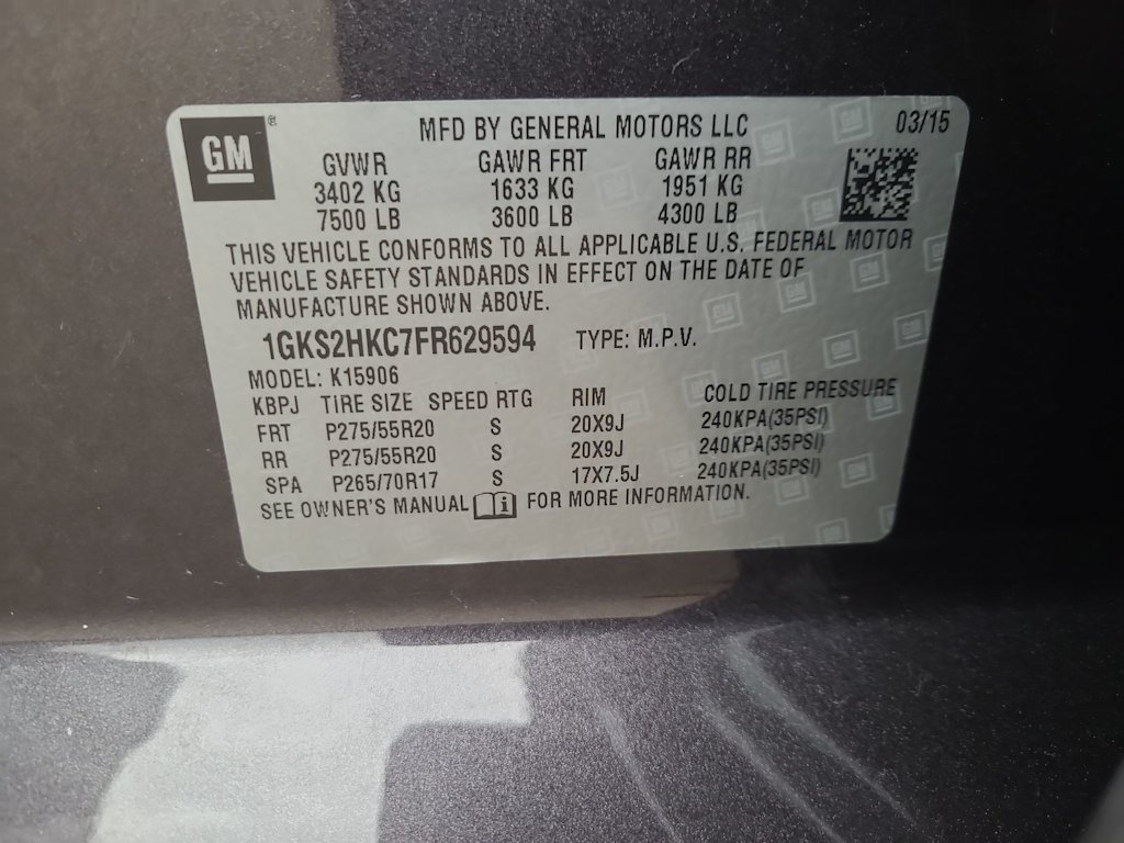 Thumbnail: 2015 GMC Yukon XL - 17