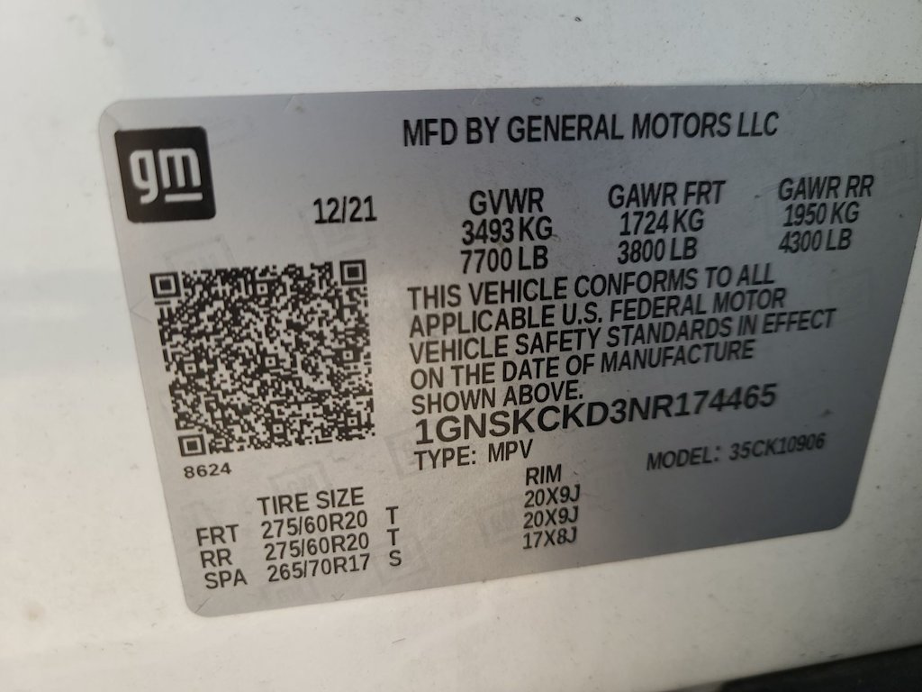 Thumbnail: 2022 Chevrolet Suburban - 18