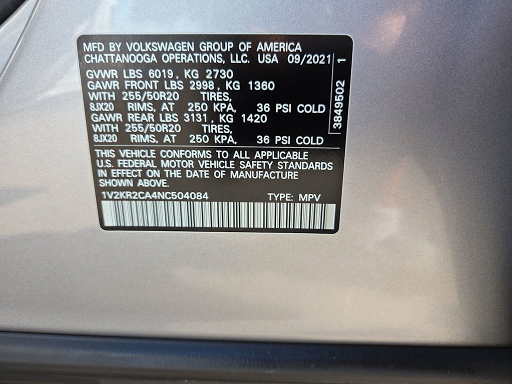 Thumbnail: 2022 Volkswagen Atlas - 17