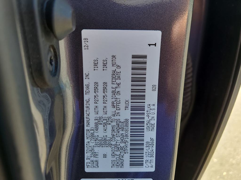 2019 Toyota Tundra Limited 18