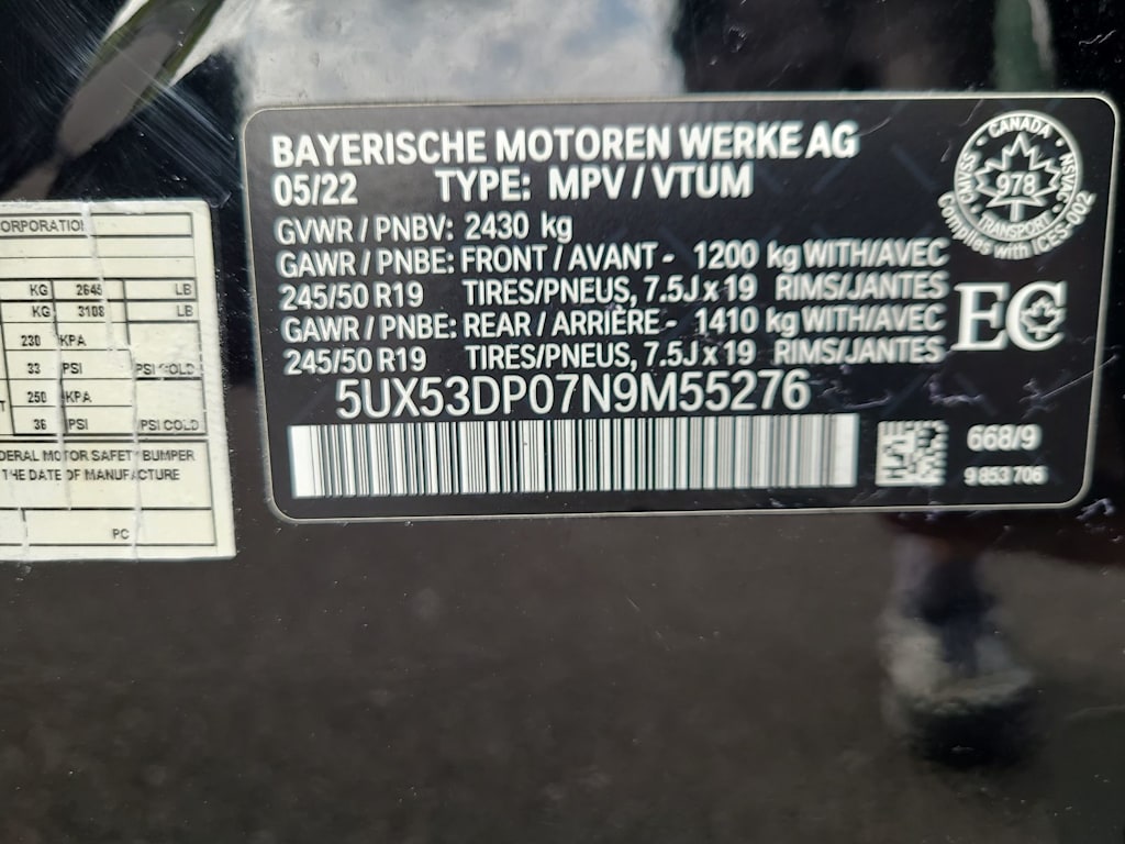 2022 BMW X3 xDrive30i 18