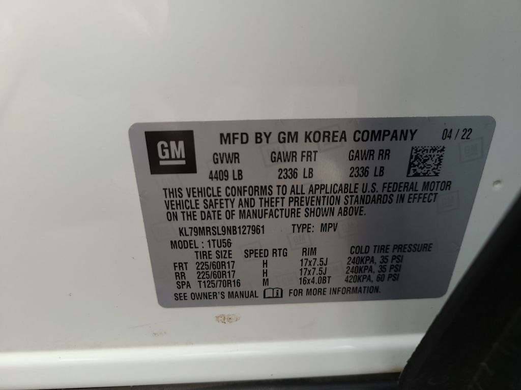 Thumbnail: 2022 Chevrolet TrailBlazer - 19