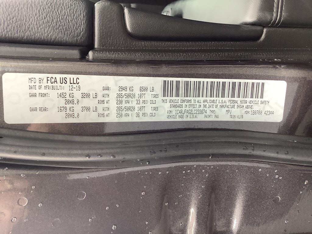 Thumbnail: 2020 Jeep Grand Cherokee - 19