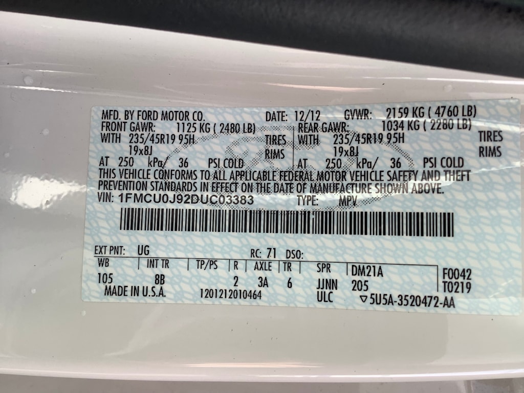 Thumbnail: 2013 Ford Escape - 19