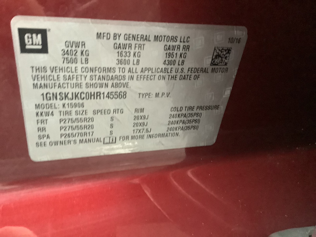 Thumbnail: 2017 Chevrolet Suburban - 18