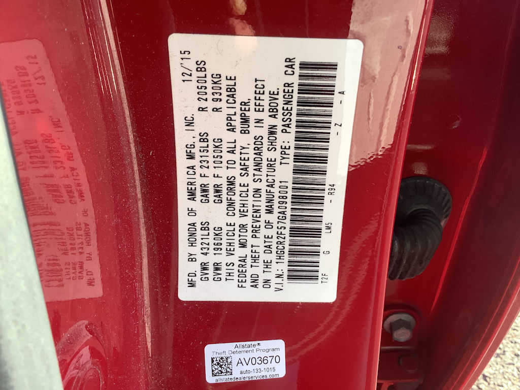 Thumbnail: 2016 Honda Accord - 19