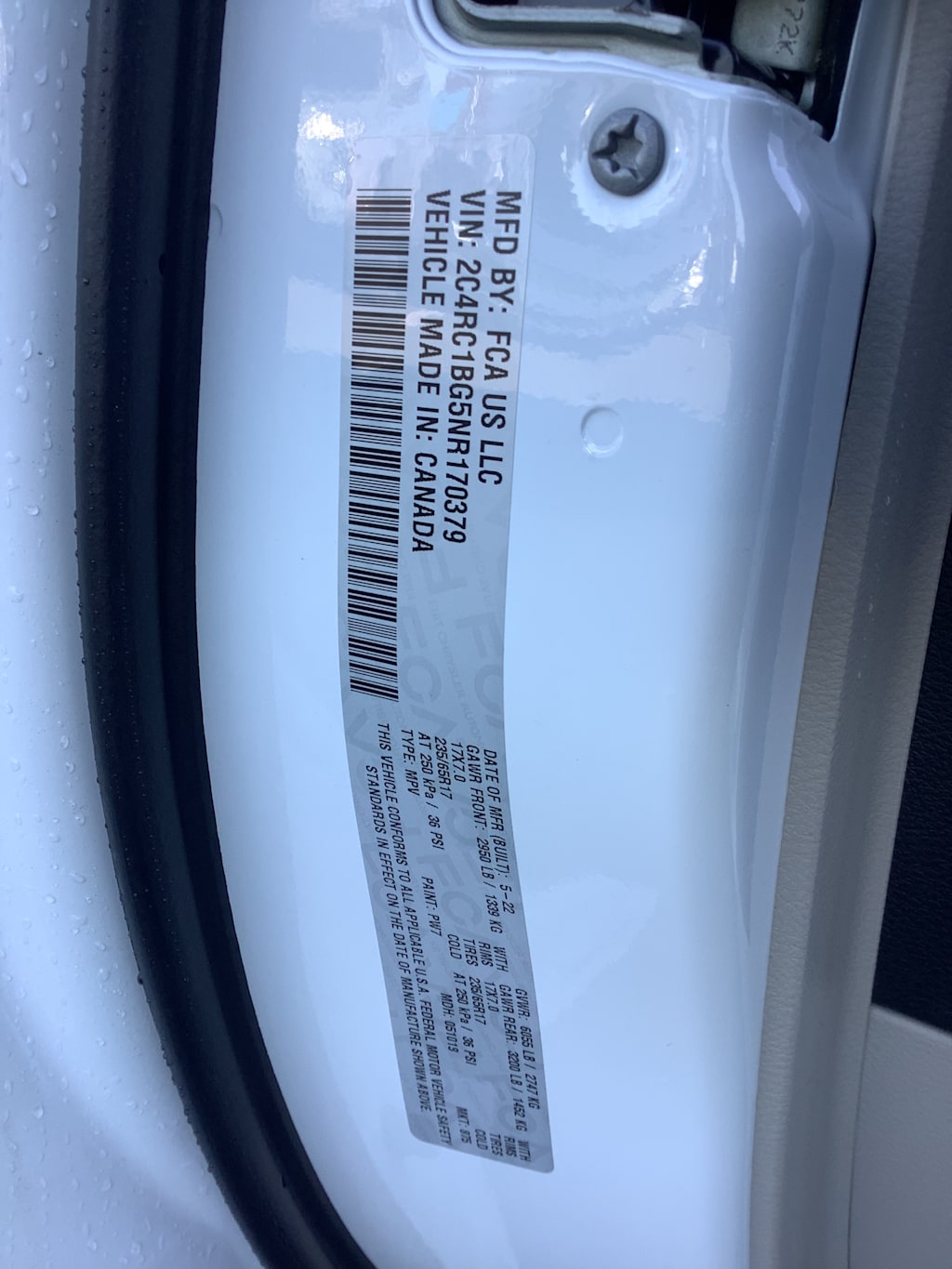 Thumbnail: 2022 Chrysler Pacifica - 18