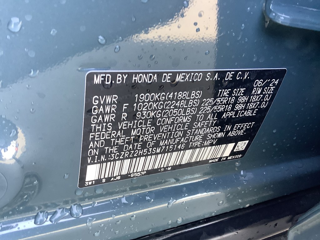 2025 Honda HR-V Sport 20
