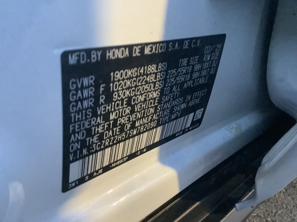 2025 Honda HR-V Sport 10