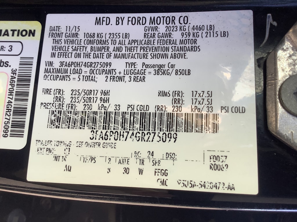 Thumbnail: 2016 Ford Fusion - 19