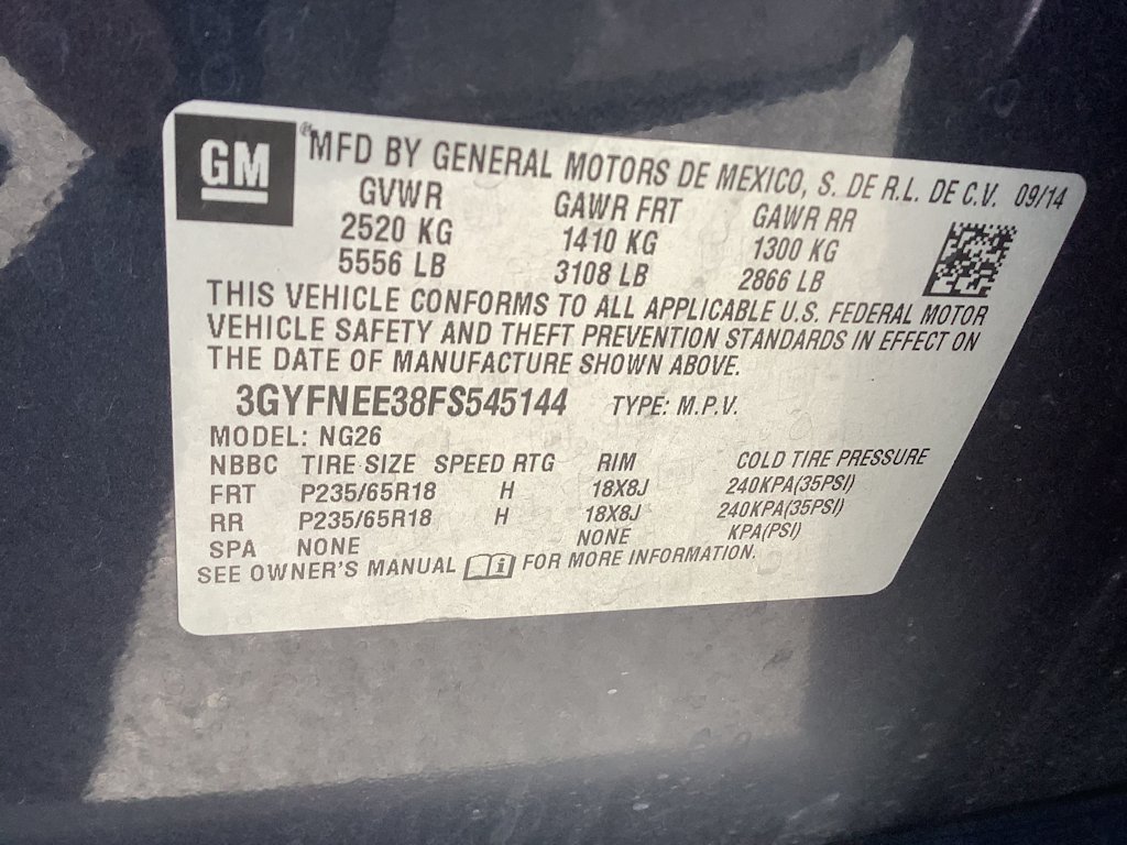 Thumbnail: 2015 Cadillac SRX - 19