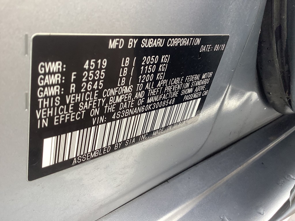 Thumbnail: 2019 Subaru Legacy - 19