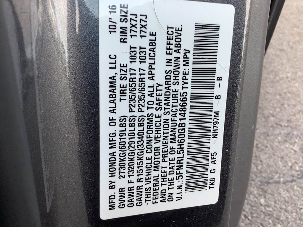 Thumbnail: 2016 Honda Odyssey - 17
